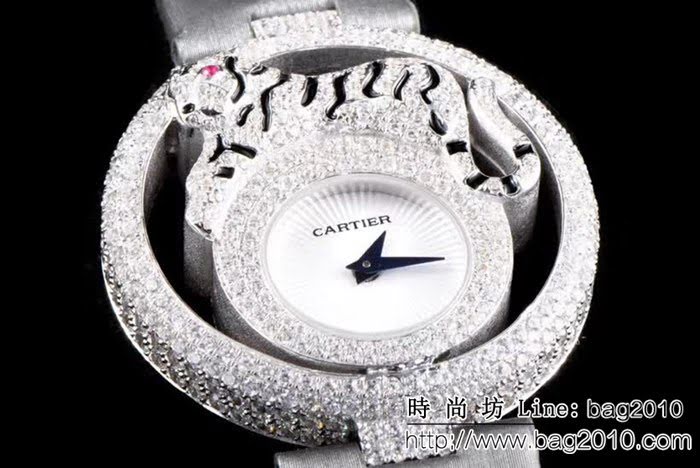 CARTIER卡地亞 獵豹系列 創意寶石腕表系列HPI01011 高端女士腕表  WSS3024
